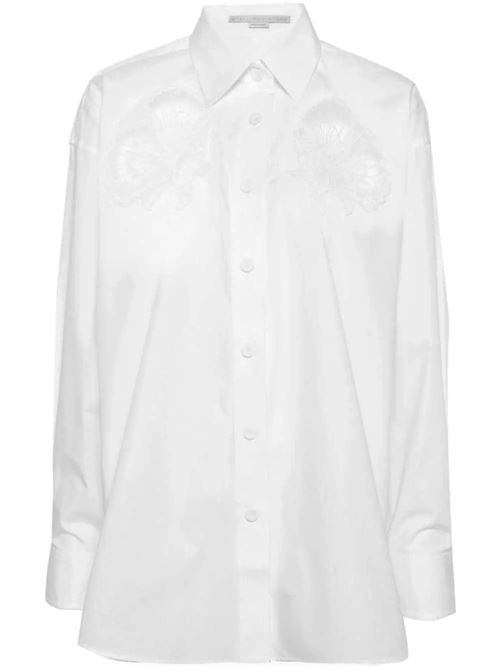 White cotton poplin shirt Stella Mc Cartney | 6201013CU1009000